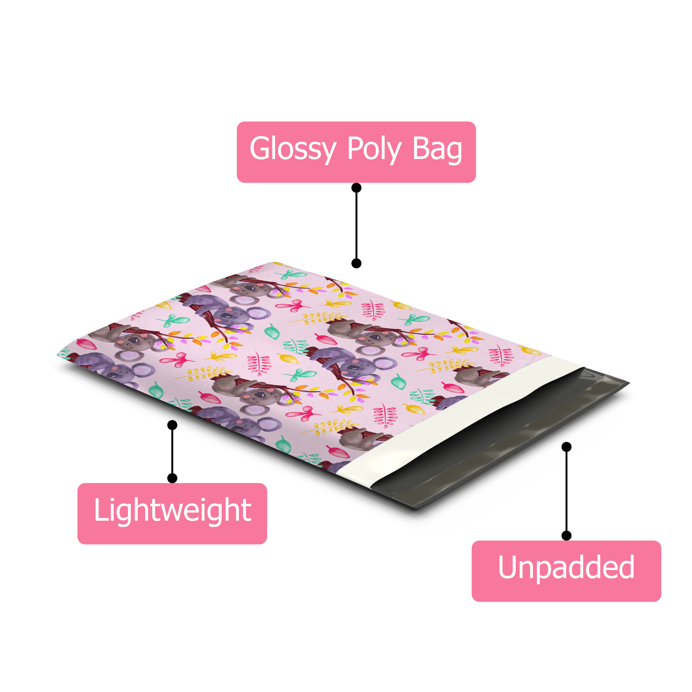 10x13 Koala Poly Mailers – Shipping Bags for Small Business