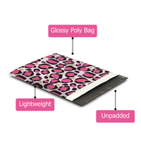 12x15 Pink Leopard Print Poly Mailers – Shipping Bags for Small Business