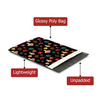 10x13 Autumn Mushrooms Poly Mailers – Shipping Bags for Small Business
