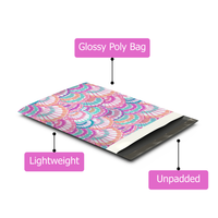 10x13 Seashells Poly Mailers – Shipping Bags for Small Business