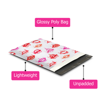 10x13 Lips Poly Mailers – Shipping Bags for Small Business