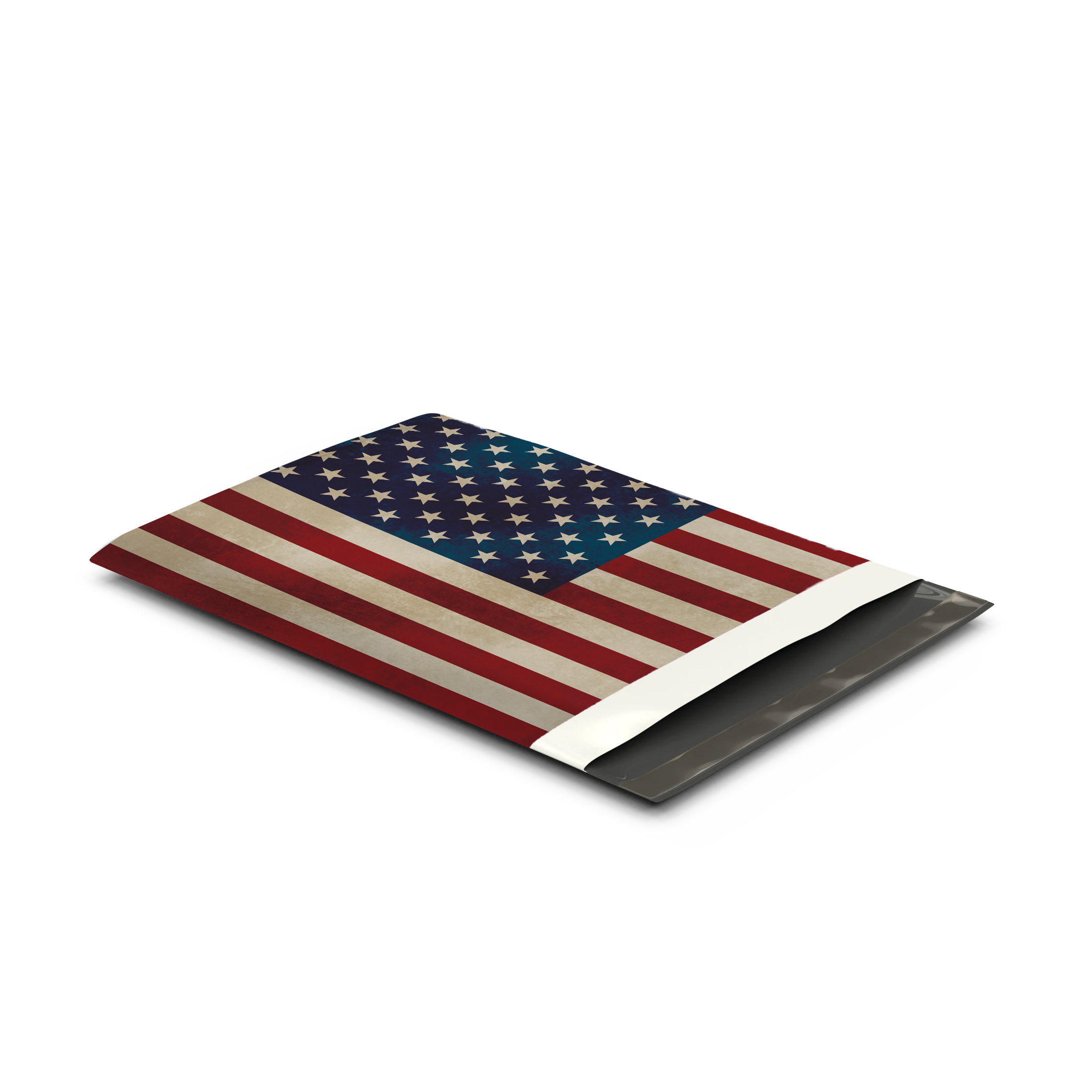 10x13 Rustic American Flag Poly Mailers – Shipping Bags for Small Business