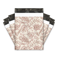 10x13 Pink Paisley Poly Mailers Shipping Envelopes Premium Printed Bags