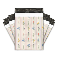 10x13 Striped Florals Poly Mailers – Shipping Bags for Small Business