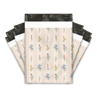 10x13 Striped Florals Poly Mailers – Shipping Bags for Small Business