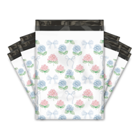 10x13 Hydrangeas Designer Poly Mailers Shipping Envelopes Premium Printed Bags