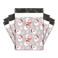 10x13 Santa Claus Designer Poly Mailers Shipping Envelopes Premium Printed Bags - Pro Supply Global