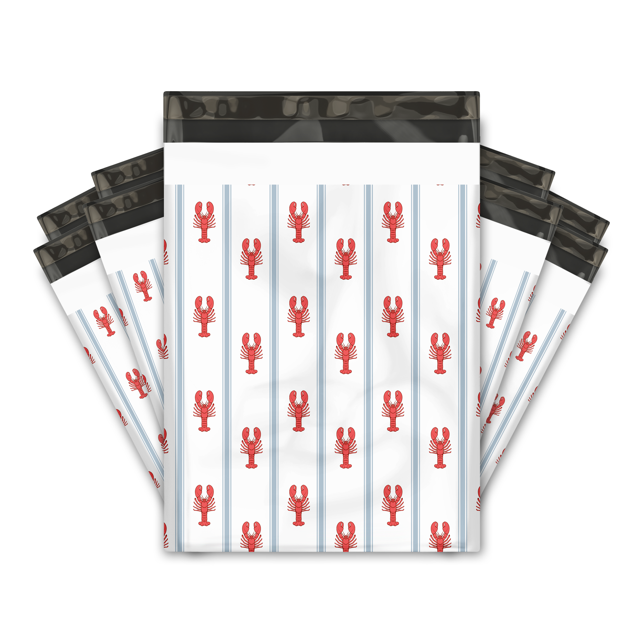 10x13 Lobsters Poly Mailers – Shipping Bags for Small Business