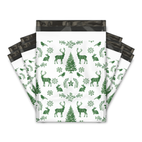 10x13" Winter Deer Designer Poly Mailers Shipping Envelopes Premium Printed Bags