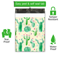 10x13 Cactus Poly Mailers – Shipping Bags for Small Business