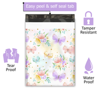 10x13 Butterfly Poly Mailers – Shipping Bags for Small Business