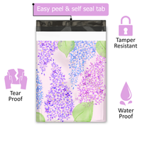 10x13 Lilacs Poly Mailers – Shipping Bags for Small Business