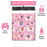 10x13 Lovely Llama Poly Mailers – Shipping Bags for Small Business