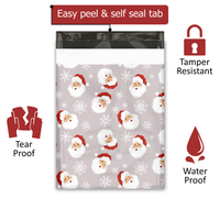 10x13 Santa Claus Poly Mailers – Shipping Bags for Small Business