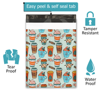 10x13 Christmas Coffees Poly Mailers – Shipping Bags for Small Business