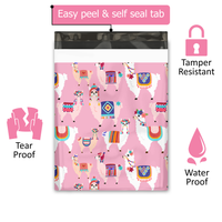 12x15 Llamas Poly Mailers – Shipping Bags for Small Business