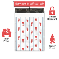 10x13 Lobsters Poly Mailers – Shipping Bags for Small Business