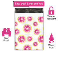 10x13 Pink Citrus Poly Mailers – Shipping Bags for Small Business