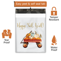10x13 Hello Fall Poly Mailers – Shipping Bags for Small Business