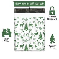 12x15 Winter Deer Poly Mailers – Shipping Bags for Small Business