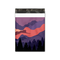 10x13 Mountain Sunset Poly Mailers – Shipping Bags for Small Business