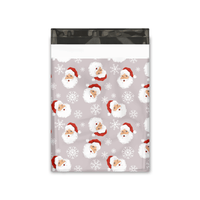 10x13 Santa Claus Designer Poly Mailers Shipping Envelopes Premium Printed Bags - Pro Supply Global