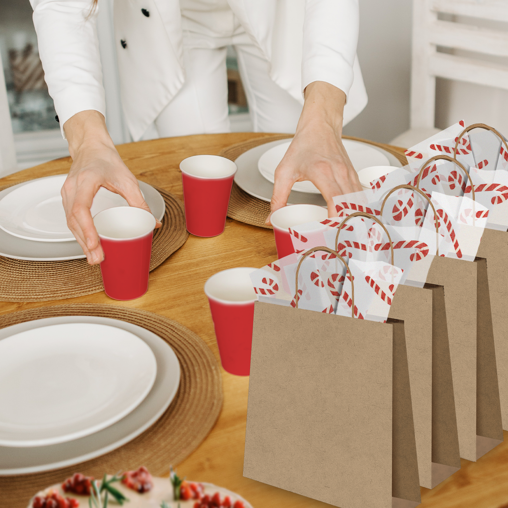 Candy Cane 20x30 Tissue Paper – Gift Wrapping & Boutique Packaging