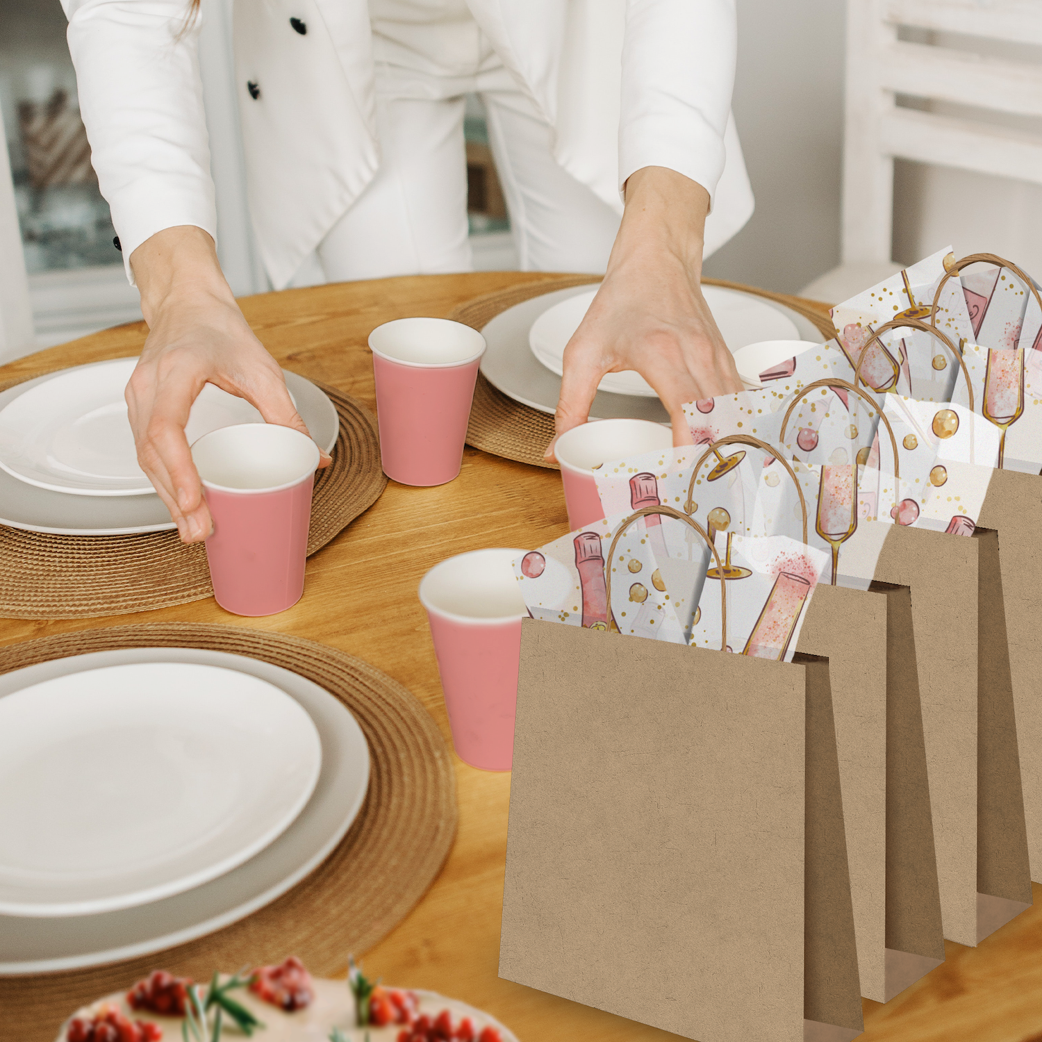 Champagne Bottles 20x30 Tissue Paper – Gift Wrapping & Boutique Packaging