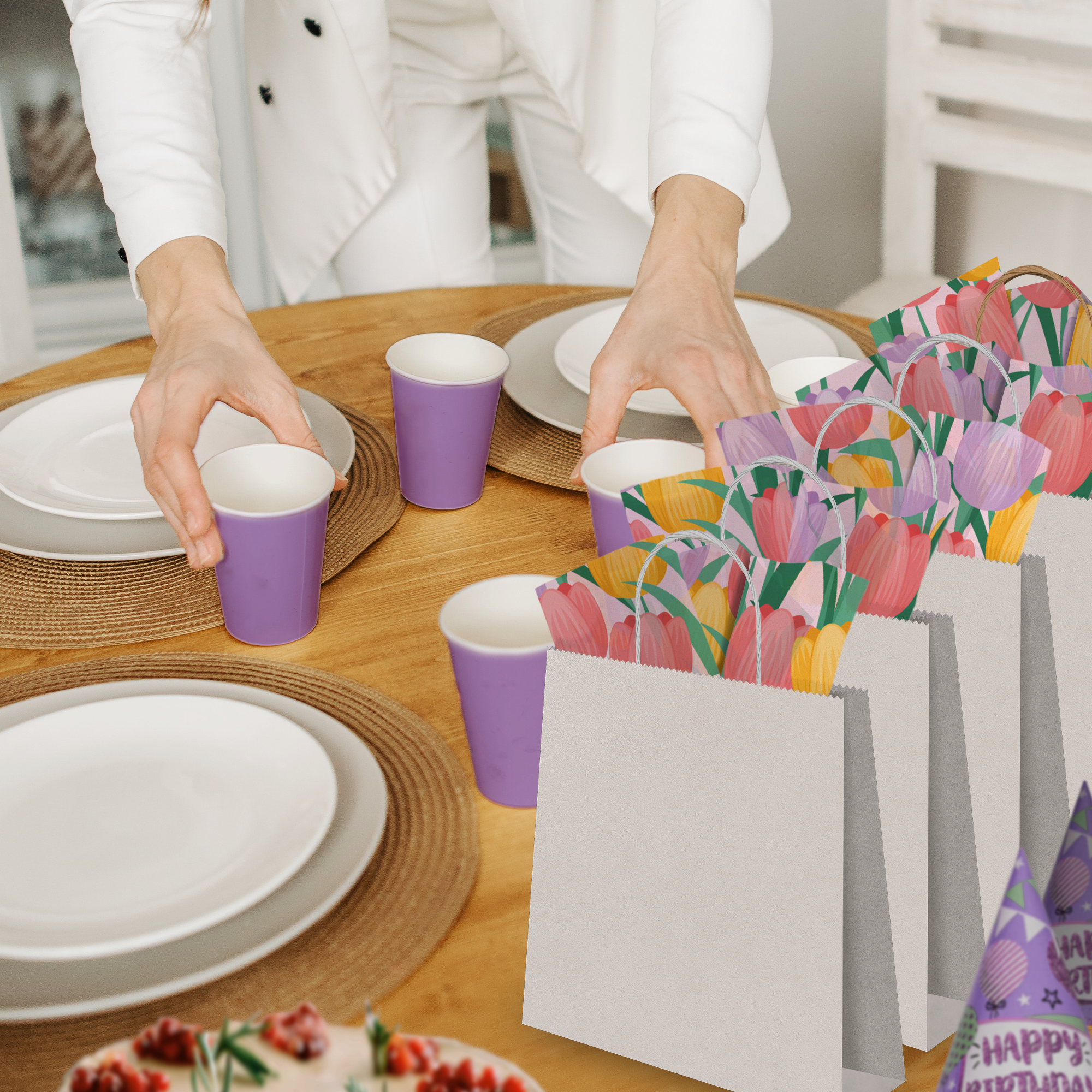 Tulips 20x30 Tissue Paper – Gift Wrapping & Boutique Packaging