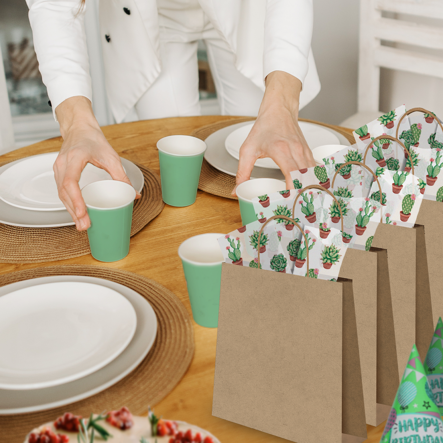 Succulents 20x30 Tissue Paper – Gift Wrapping & Boutique Packaging