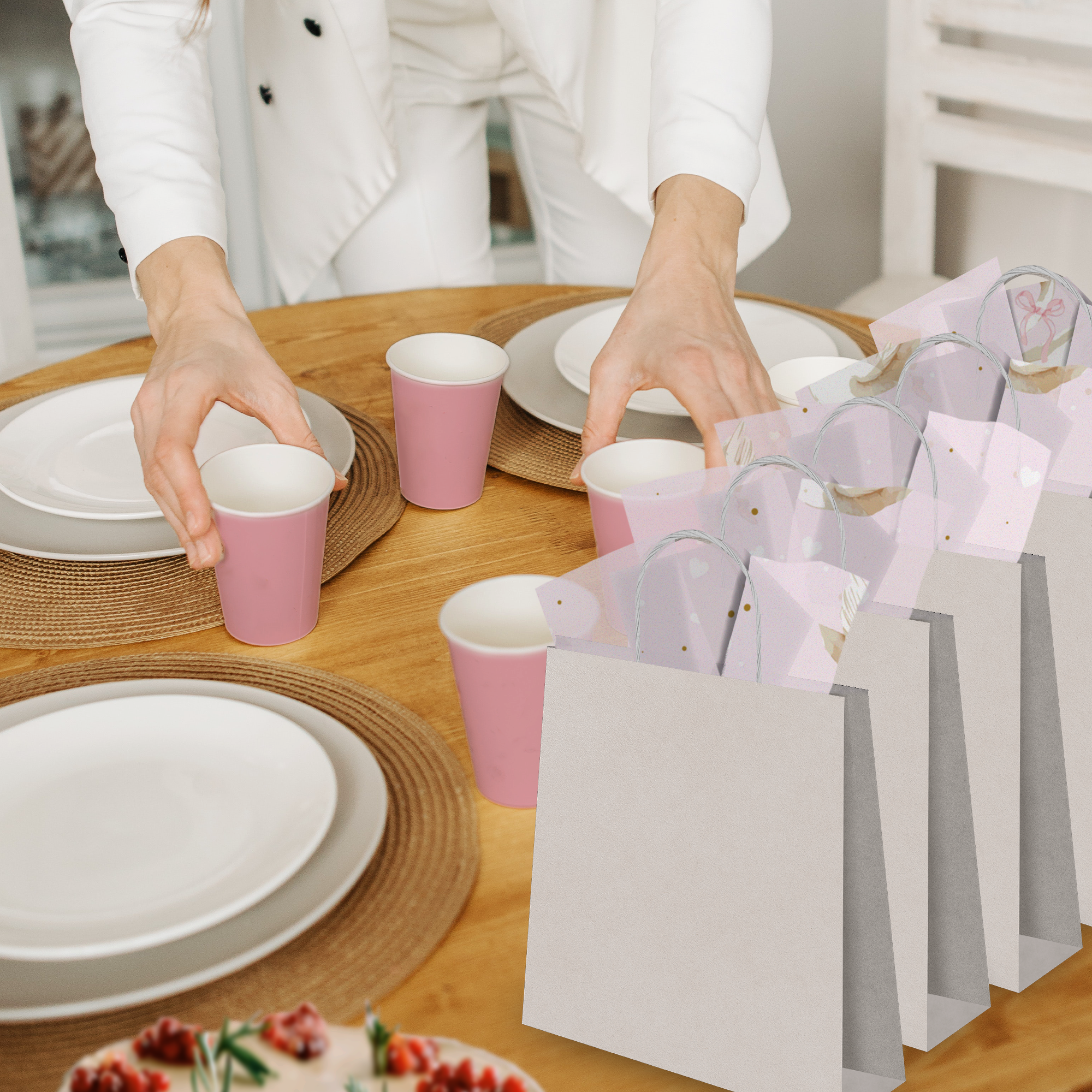 Pink Swans 20x30 Tissue Paper – Gift Wrapping & Boutique Packaging