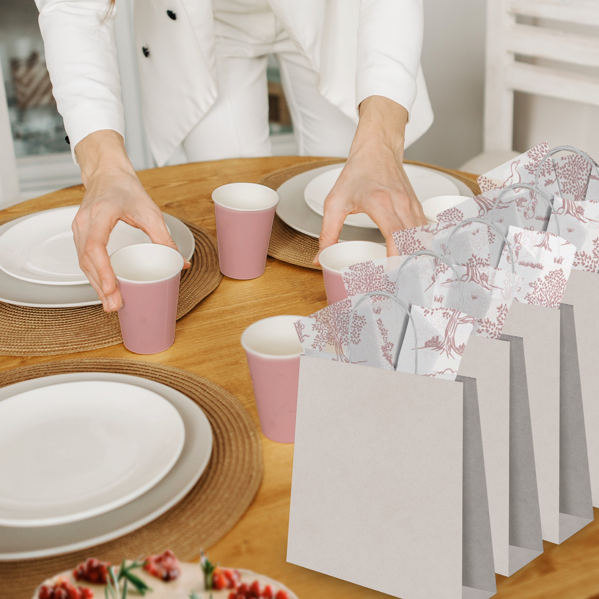 Pink Toile 20x30 Tissue Paper – Gift Wrapping & Boutique Packaging
