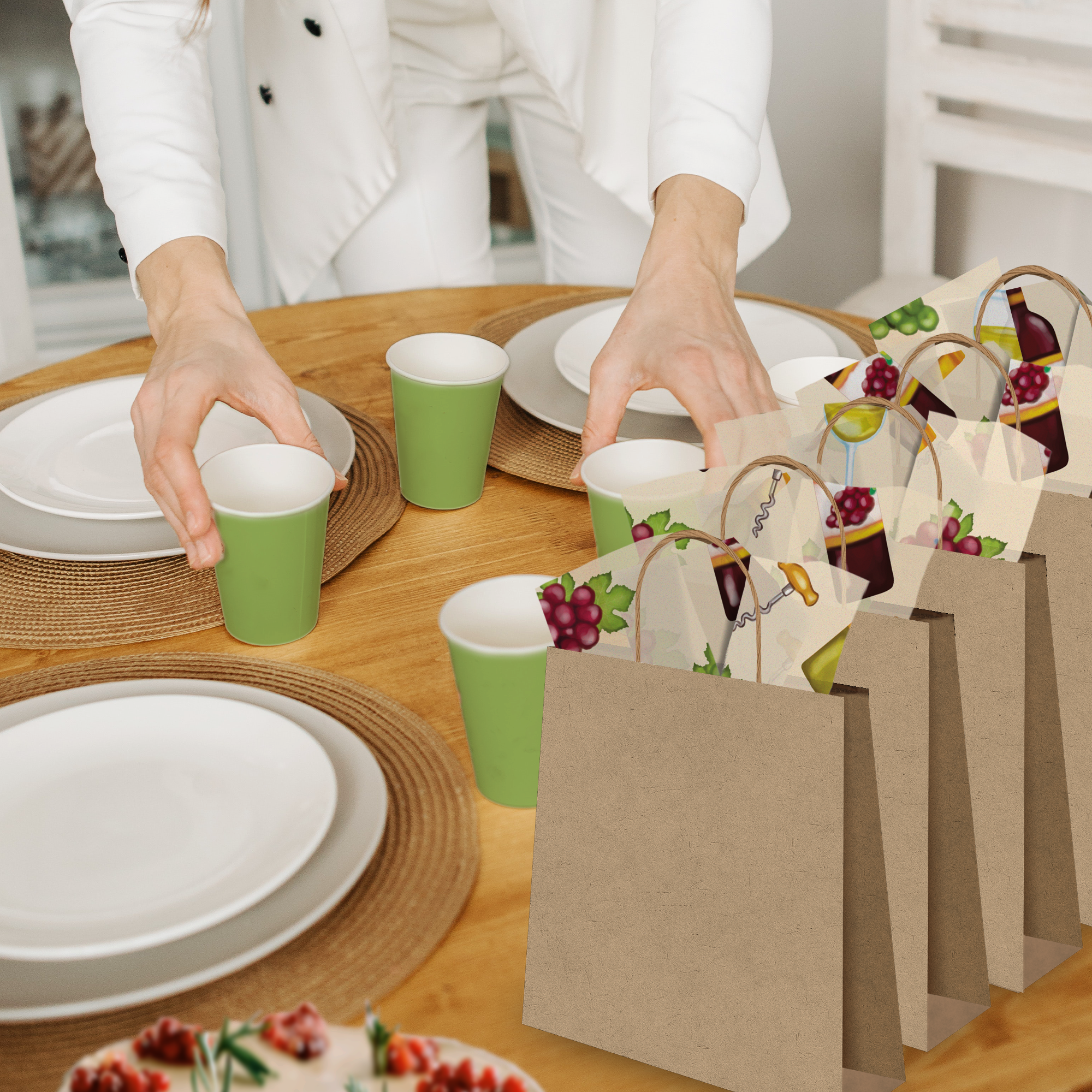 Wine Bottles 20x30 Tissue Paper – Gift Wrapping & Boutique Packaging