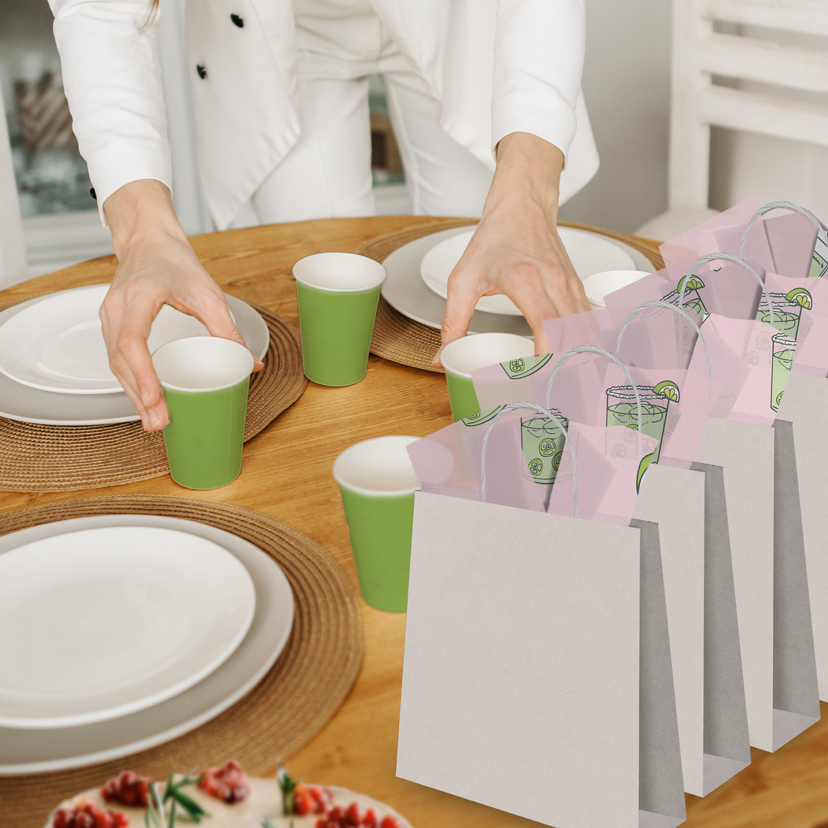 Margarita Cocktail Tissue Paper – 20 x 30 Fiesta Gift Wrap Tissue Paper