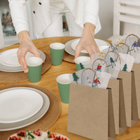 Winter Ski Village Tissue Paper – 20 x 30 Holiday Gift Wrap Tissue Paper
