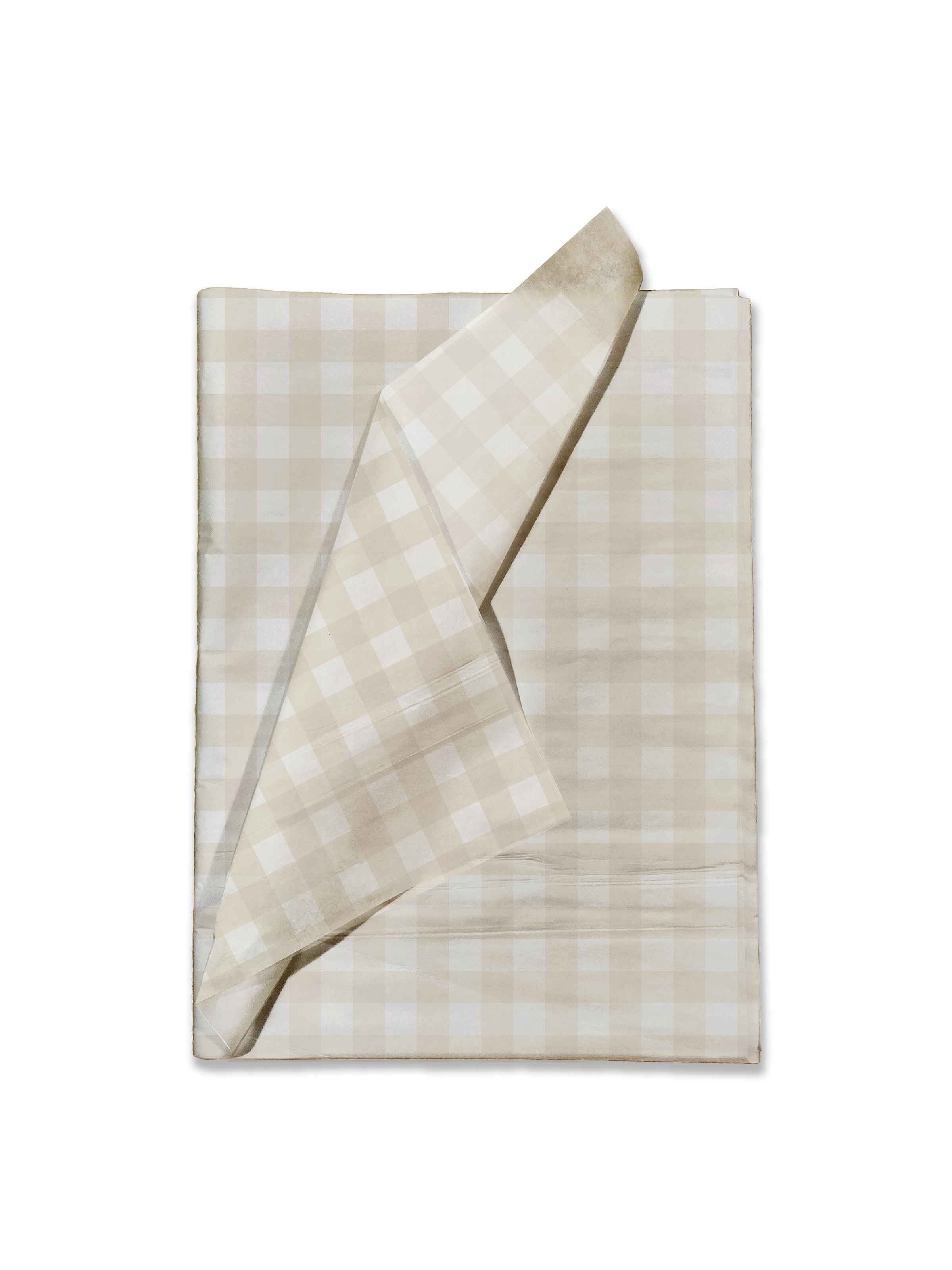 Beige Gingham 20x30 Tissue Paper – Gift Wrapping & Boutique Packaging