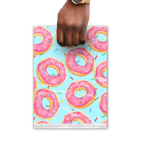 9x12 Donut Poly Merchandise Bags – Retail Bags with Die-Cut Handles (2 Mil)