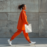 12x15 Fir Trees Designer Poly Plastic Merchandise Bags Premium Printed Bags