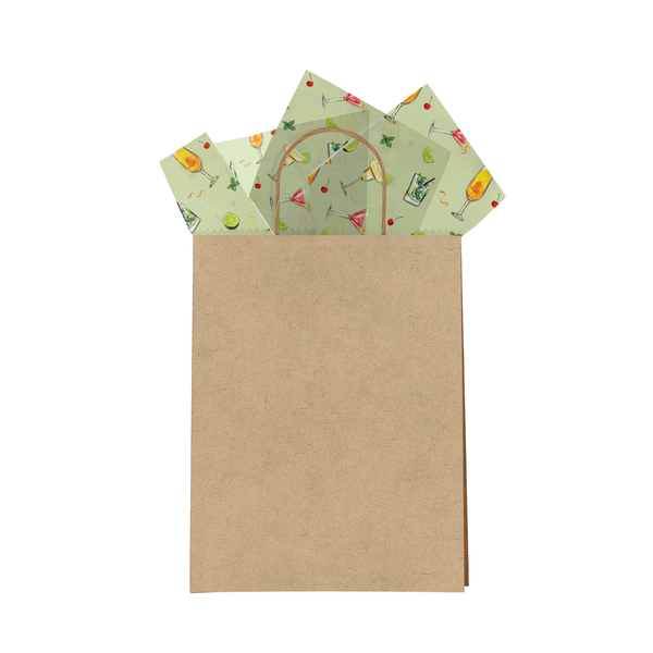 Cocktails Designer Tissue Paper For Gift Bags