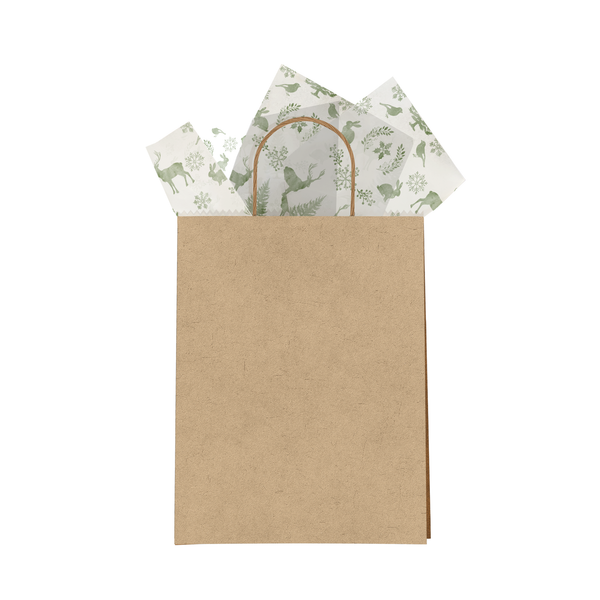 Winter Deer Tissue Paper for Gift Bags