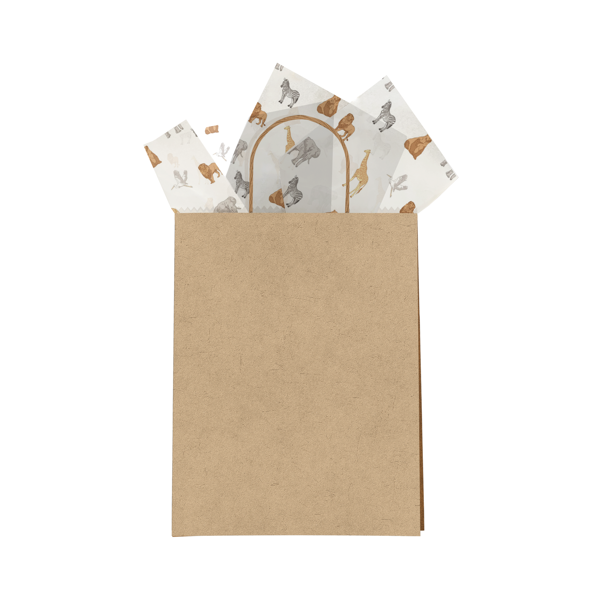 Safari Animals 20x30 Tissue Paper – Gift Wrapping & Boutique Packaging