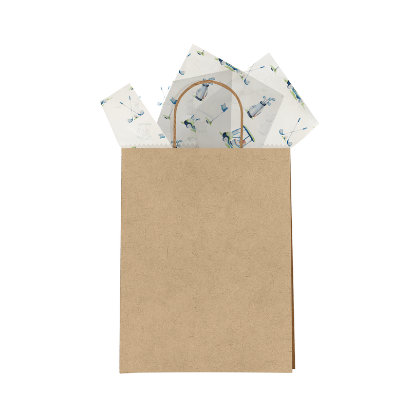 Golf Designer Tissue Paper for Gift Bags