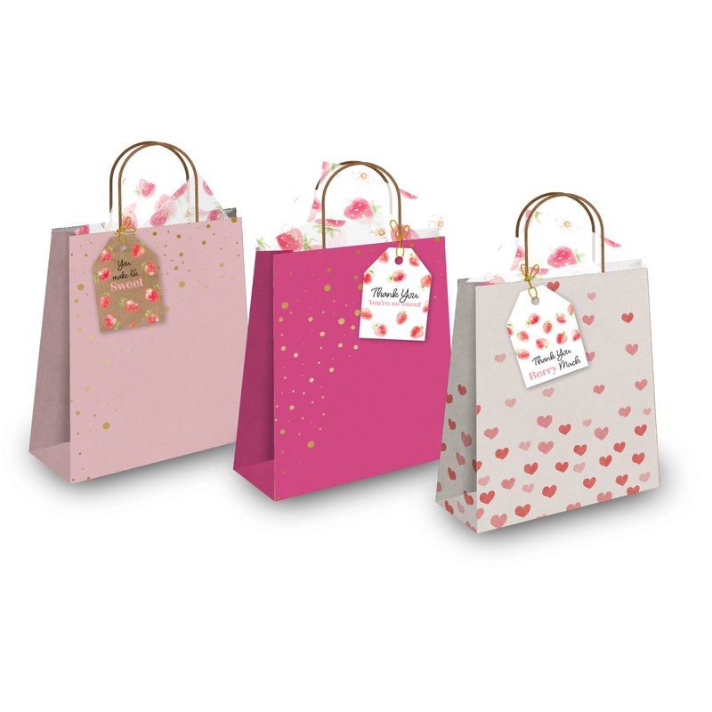 Strawberries Assortment Gift Tags