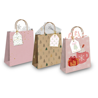 Christmas Trees and Pink Bows Assortment Gift Tags