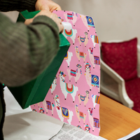12x15 Llama Poly Merchandise Bags – Retail Bags with Die-Cut Handles (2 Mil)