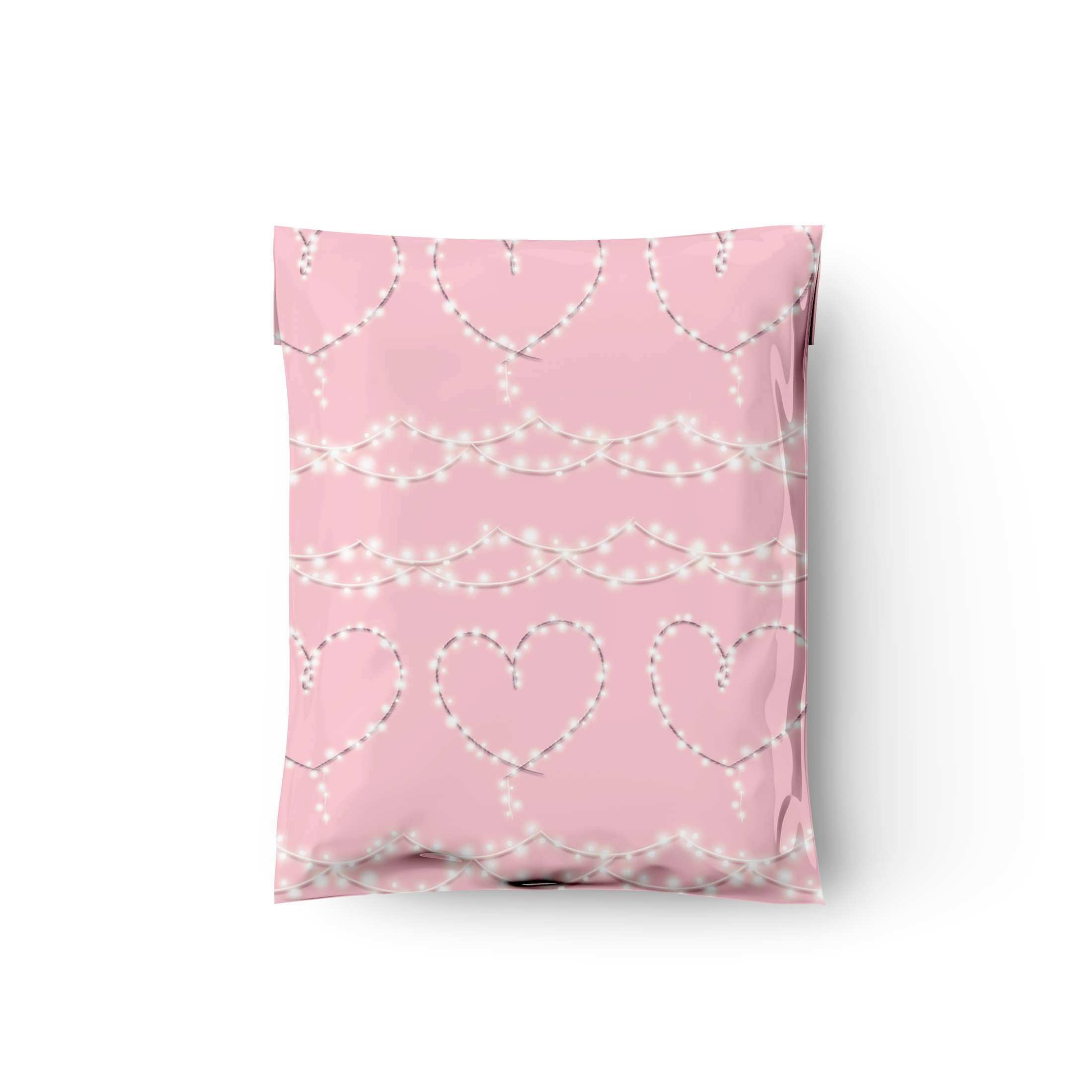 10x13 Heart Lights Poly Mailers – Shipping Bags for Small Business