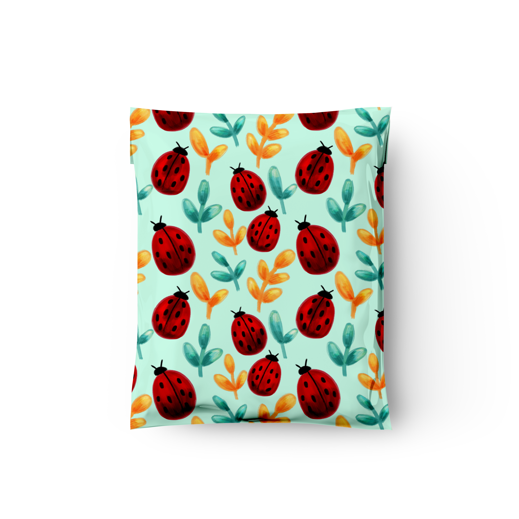 10x13 Ladybug Poly Mailers – Shipping Bags for Small Business