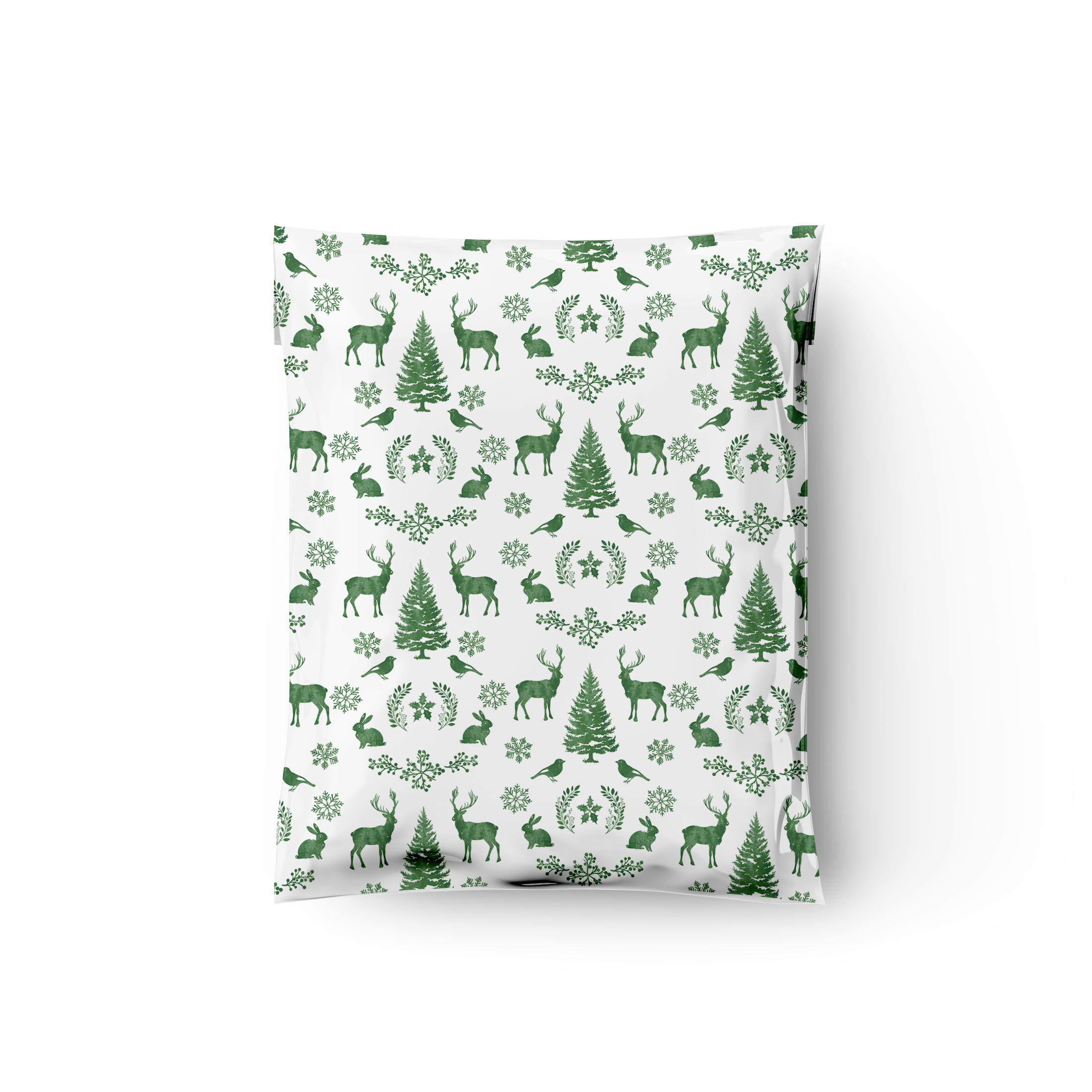 19x24 Winter Deer Poly Mailers – Shipping Bags for Small Business