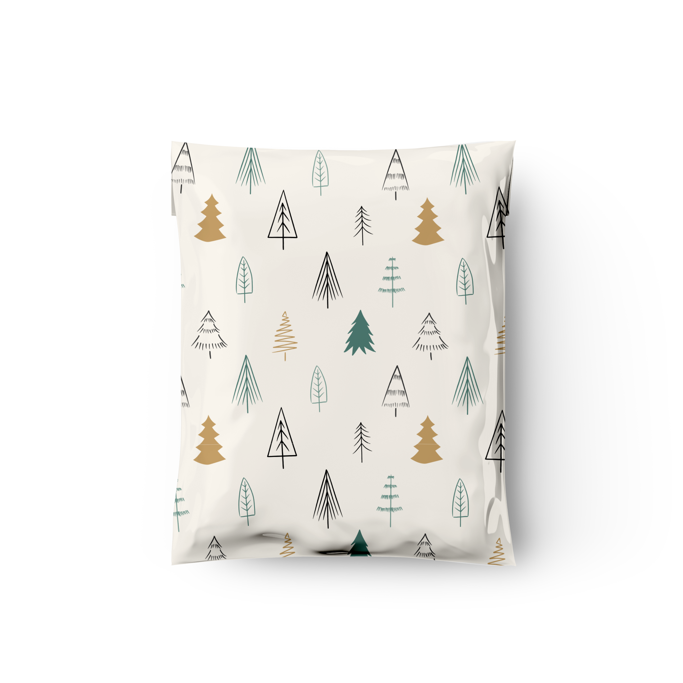 12x15 Fir Trees Poly Mailers – Shipping Bags for Small Business