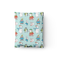 12x15 Winter Animals Poly Mailers – Shipping Bags for Small Business